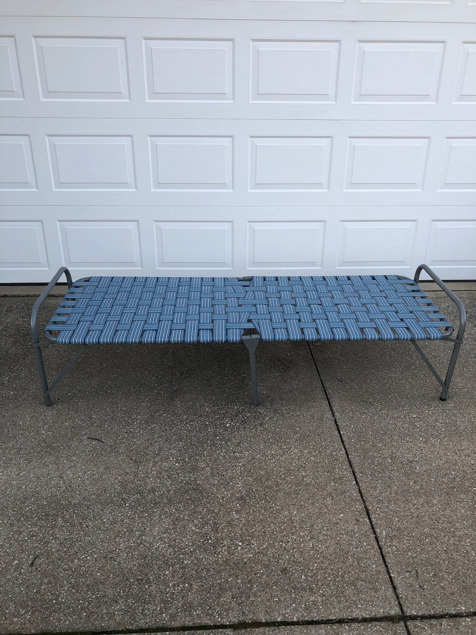 Aluminum Folding Cot Retro Vintage Large bed Camping Bed Etsy