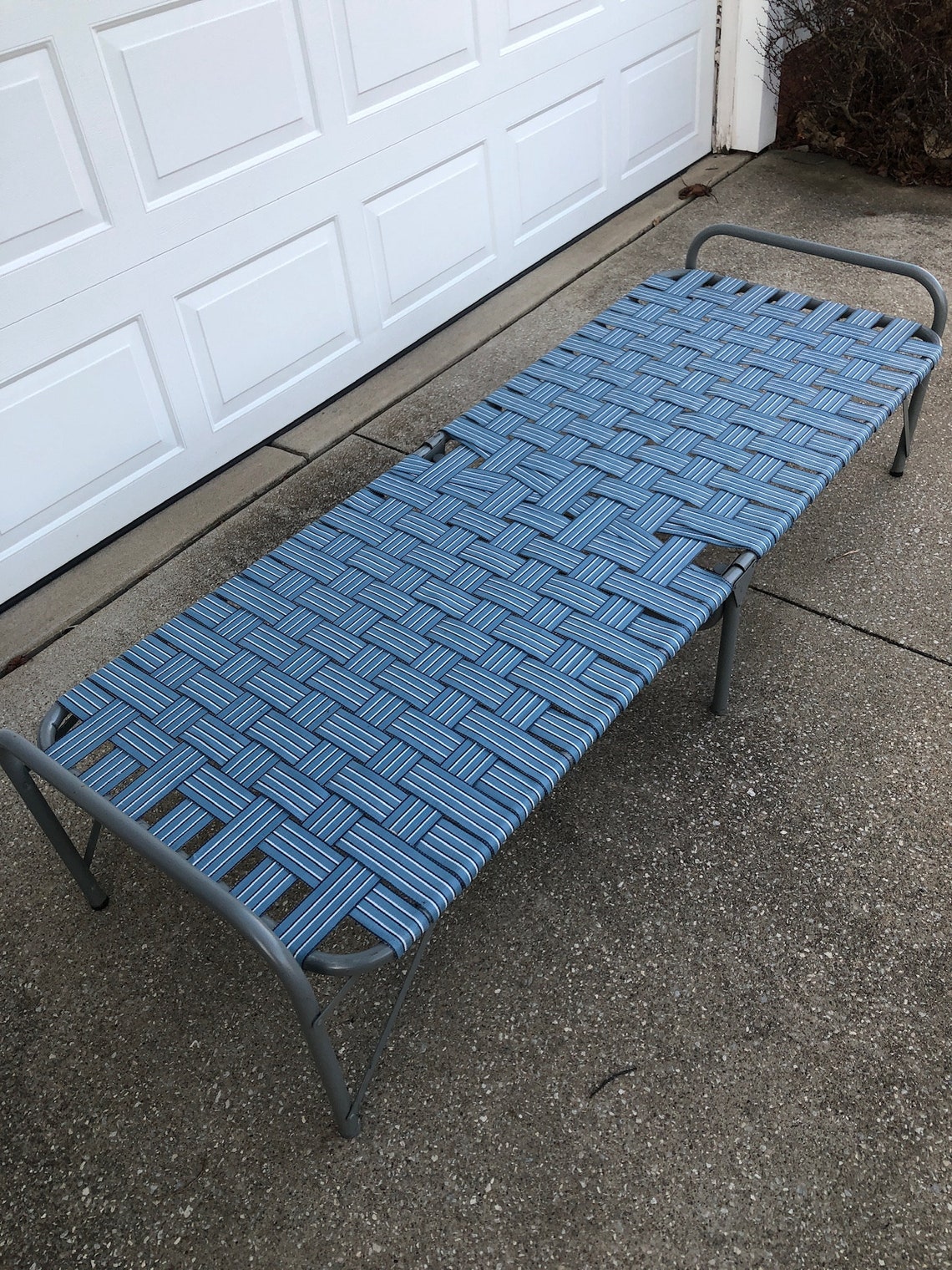 Aluminum Folding Cot Retro Vintage Large bed Camping Bed Etsy