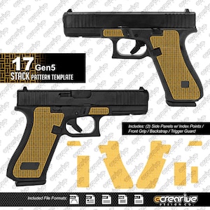 17 Gen5 STACK Laser Stippling Pattern Template SVG DXF