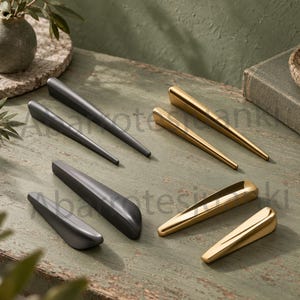 Gold Cabinet Pulls, Modern Minimalist Drawer Handles, Zinc Alloy Wardrobe Handles, Kitchen Cupboard Hardware