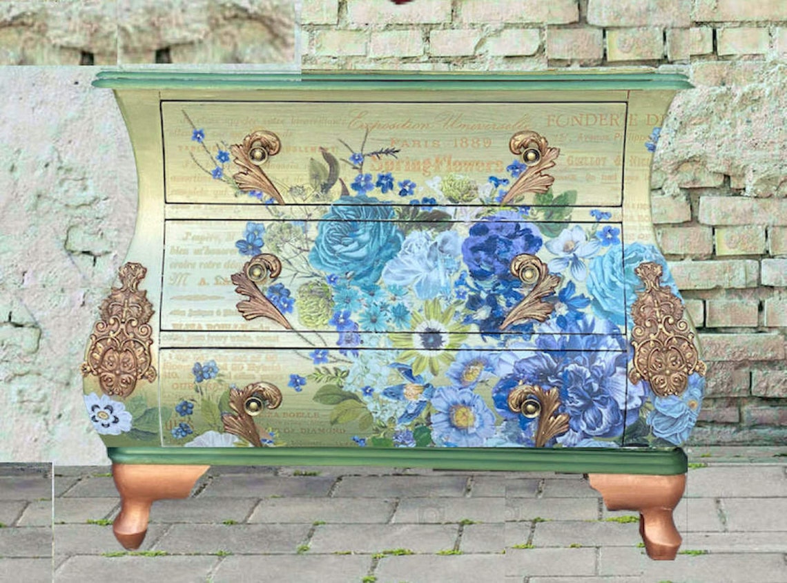 Vendido Bombe Chest Custom Order Only Etsy