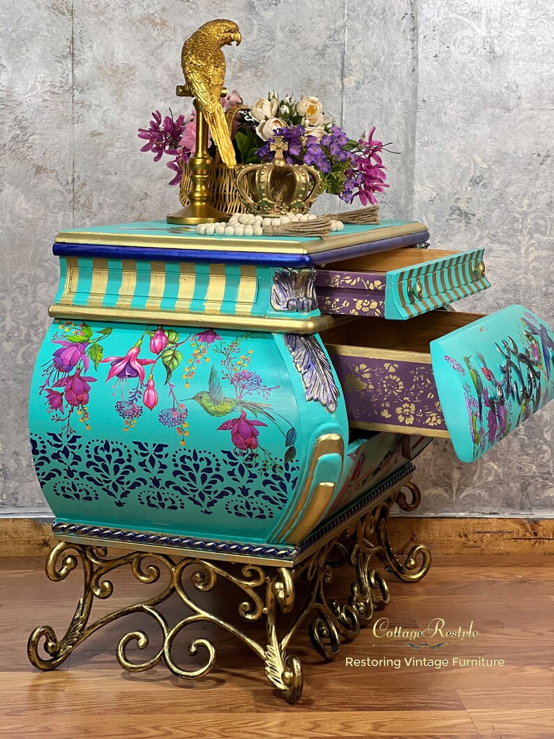 SOLD Custom Order Only Bombe Chest Etsy