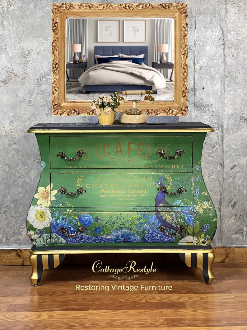 SOLD Boho Bombe Chest Do Not Purchase Read Description Etsy