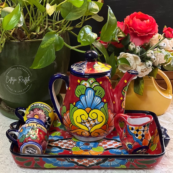 Mexican Tea Set - Etsy