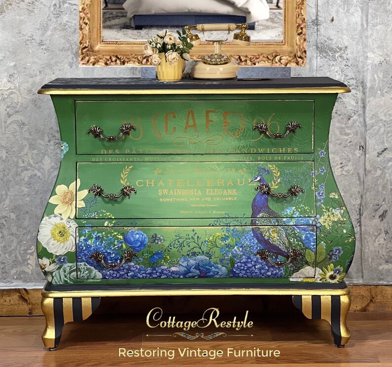 SOLD Boho Bombe Chest Do Not Purchase Read Description Etsy