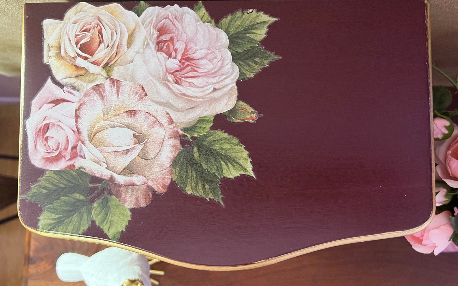Hand Painted Jewelry Box Classic Floral Jewelry Box Jewelry Etsy Il 1588xN.4821290967 Iktw