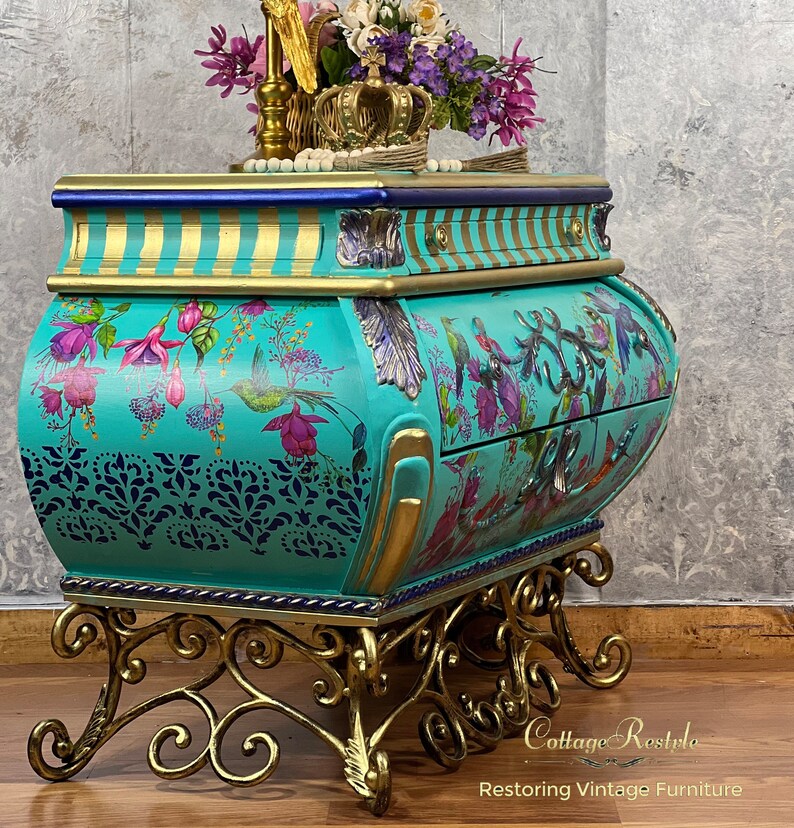 SOLD Custom Order Only Bombe Chest Etsy