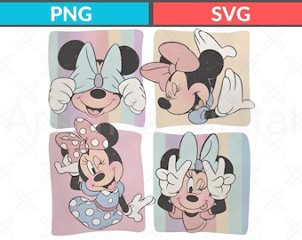 Comfort Colors Retro Minnie Mouse Svg, Disney Magic Kingdom Png, Minnie Mouse Trip Svg, Family Vacation Png, Vintage Disney Svg