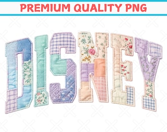 Comfort Colors Disney Png, Faux Patchwork print Png, Disney Vacation Png, Women's Disney Png, Summer Disney, Trendy, Png