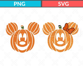 Mickey Minnie Pumpkin Svg, Disney Pumpkin Png, Disney Halloween Svg, Halloween Minnie Mickey Png, Fall Disney Ears, Cute Pumpkin Svg