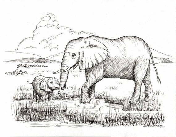 Mere Et Bebe Elephant Dessin Imprime Etsy Mere Et Bebe Elephant Dessin Imprime Etsy