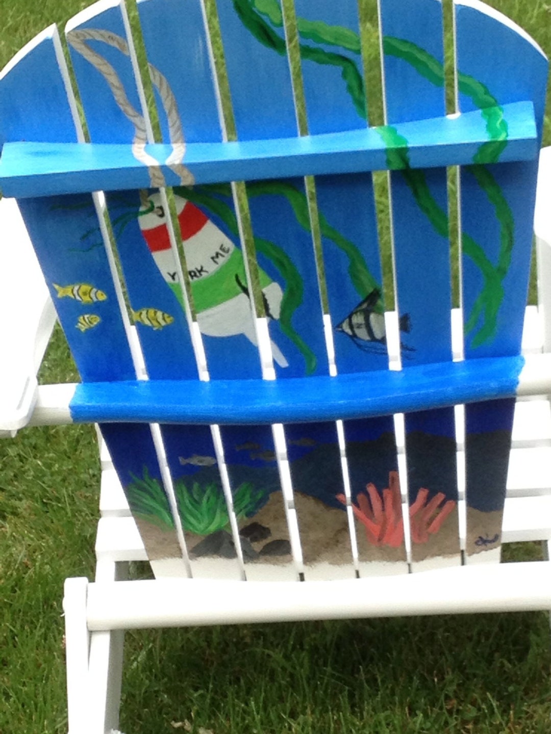 Hand Painted Adirondack Chair - Etsy