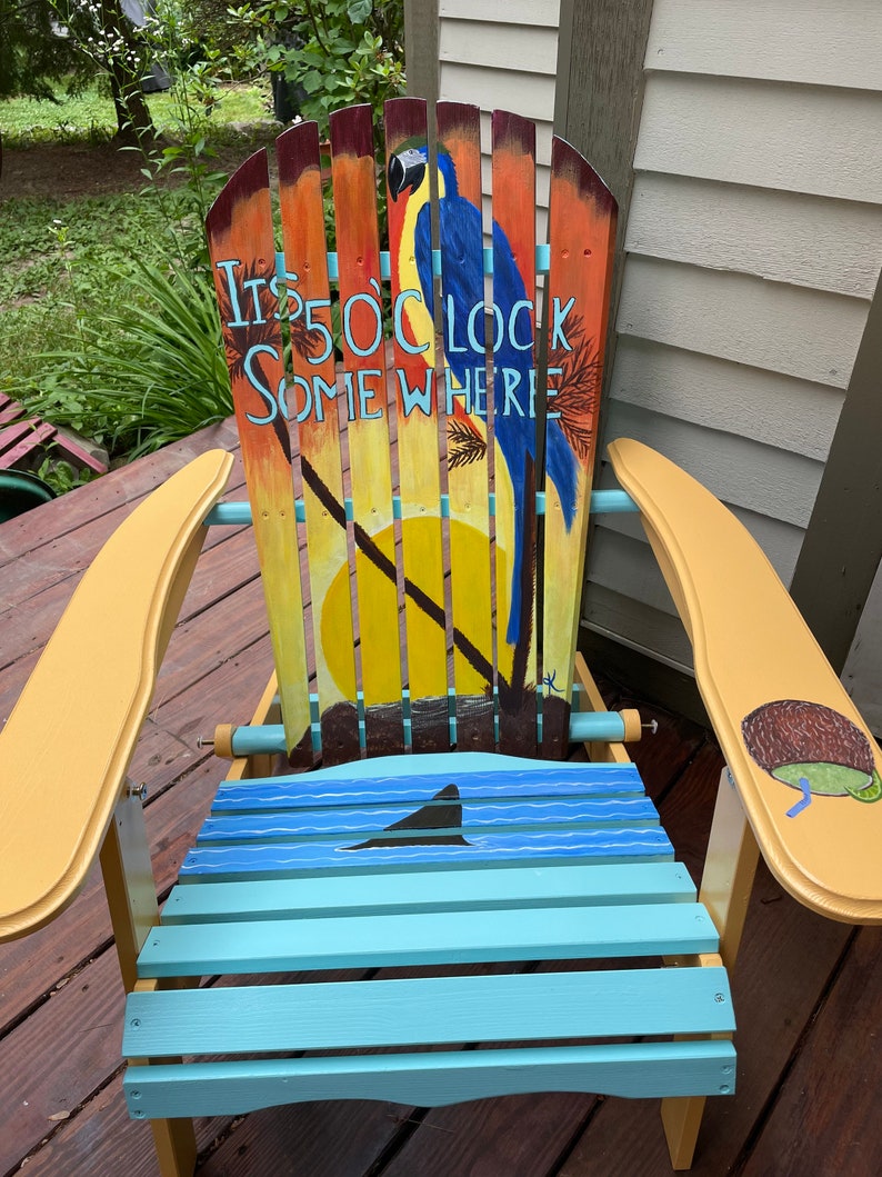 Adirondack Chair Custom Colors Margaritaville Beach hand image 1