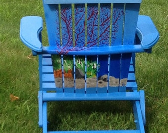 Hand Painted Adirondack Chair