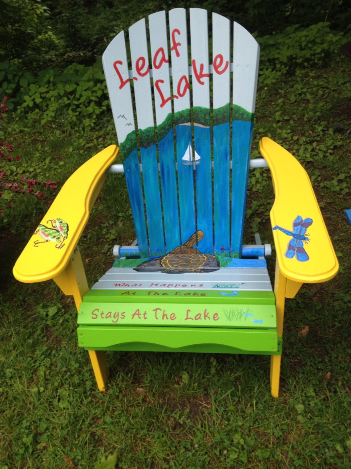 Adirondack Chair in Custom Colors and Designs. Etsy