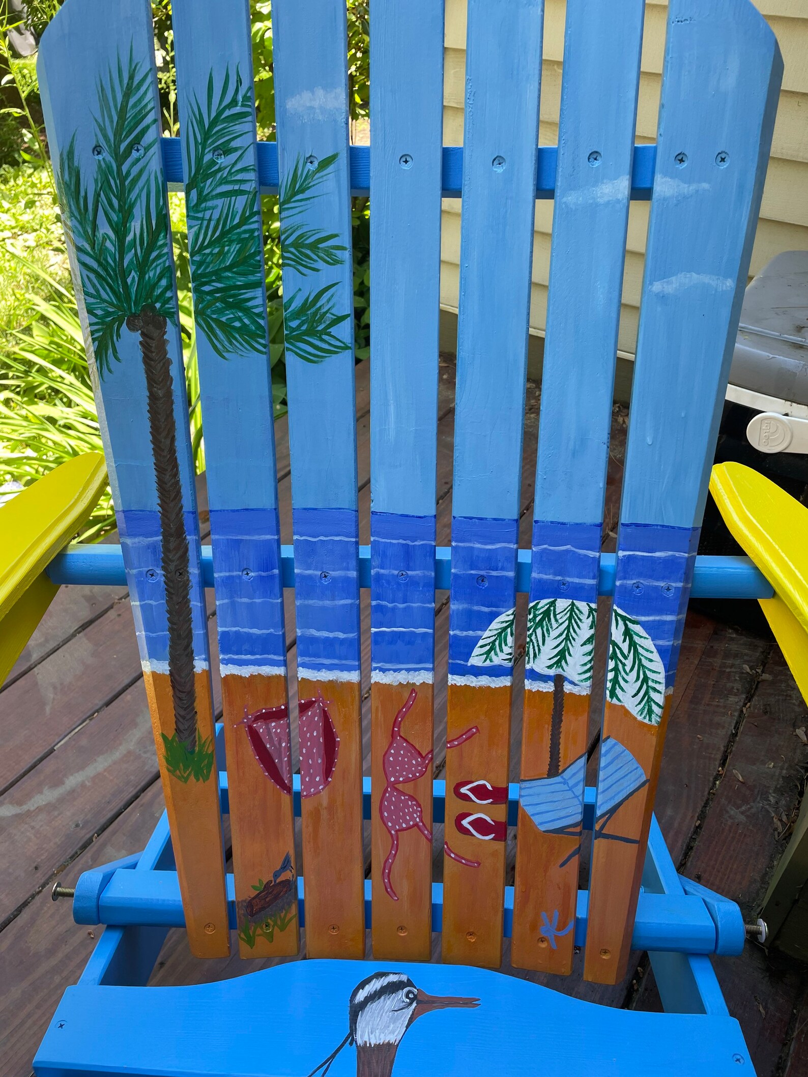 Adirondack Chair Custom Colors Margaritaville Beach Hand Painted Bright ...