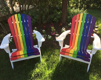 Hand Painted Adirondack Chair