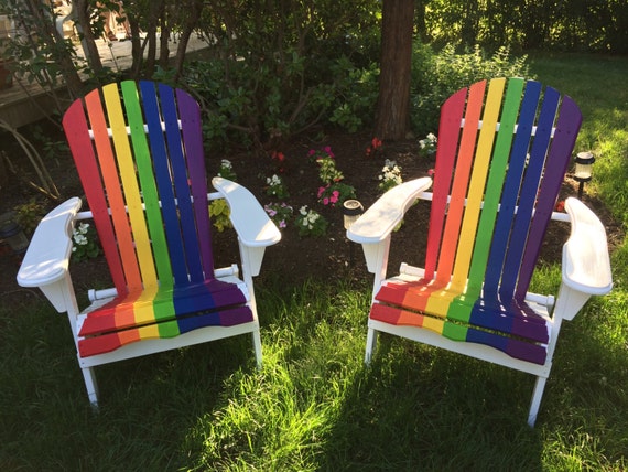 Hand Painted Adirondack Chair