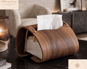 Handmade Walnut Paper Towel Holder, Solid Wood Kitchen Roll Stand,Lüx