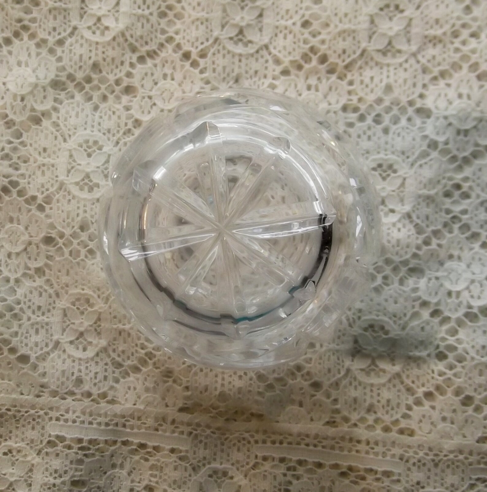 Small Cut Glass Bud Vase Etsy