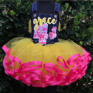 Baby and kids Custom Overall Tutu ANY theme you want