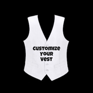Adult Custom All Over Print Vest ANY theme you want