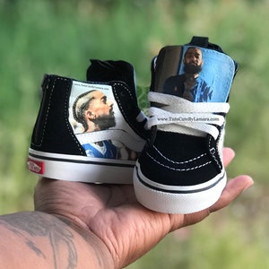 Custom Kids High Top Shoes with pictures