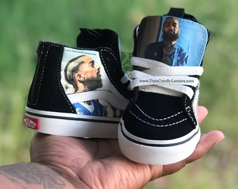 Custom Kids High Top Shoes with pictures