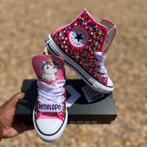 Custom Baby and Kids Bling High Tops