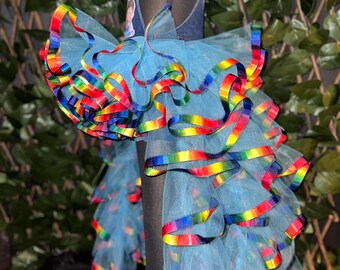 Tutù personalizzato alto basso per neonati e bambini