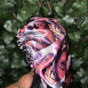 Custom Satin bonnet Any theme you want