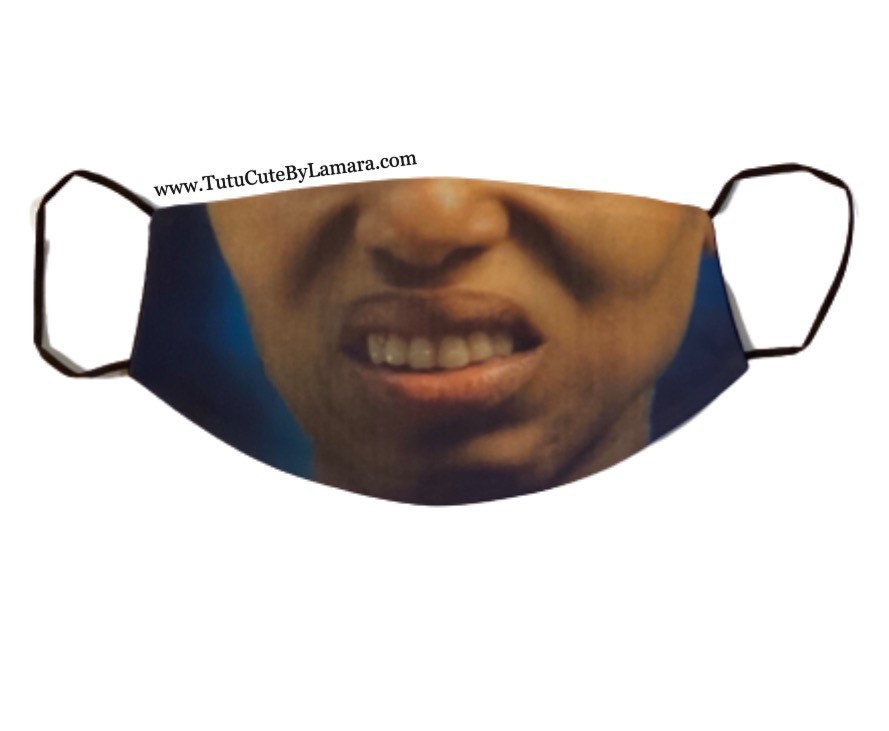 Stressed Out Face Mask Face Cover with Filter Pocket