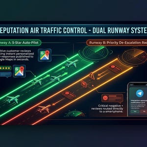 Google AI Review Control Tower for Restaurants | Make.com Agency Kit + JEV + Google Sheets | SEO Responses and Telegram Notifications