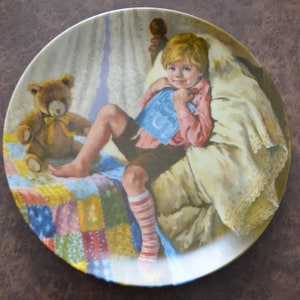 Vintage Collectible Plate &quot;Diddle Diddle Dumpling&quot;  by John McClelland  - Limited Edition
