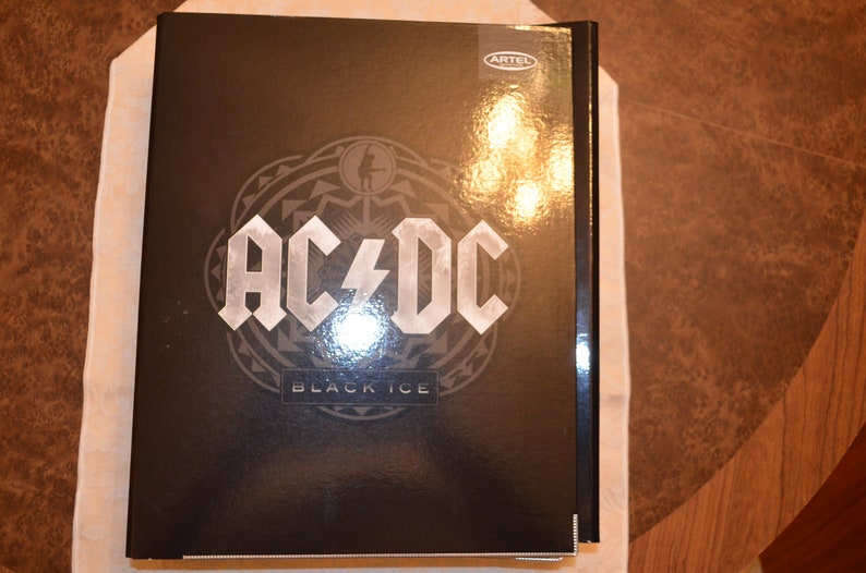 Personalized Binder, Customed Binder With AC/DC Logo