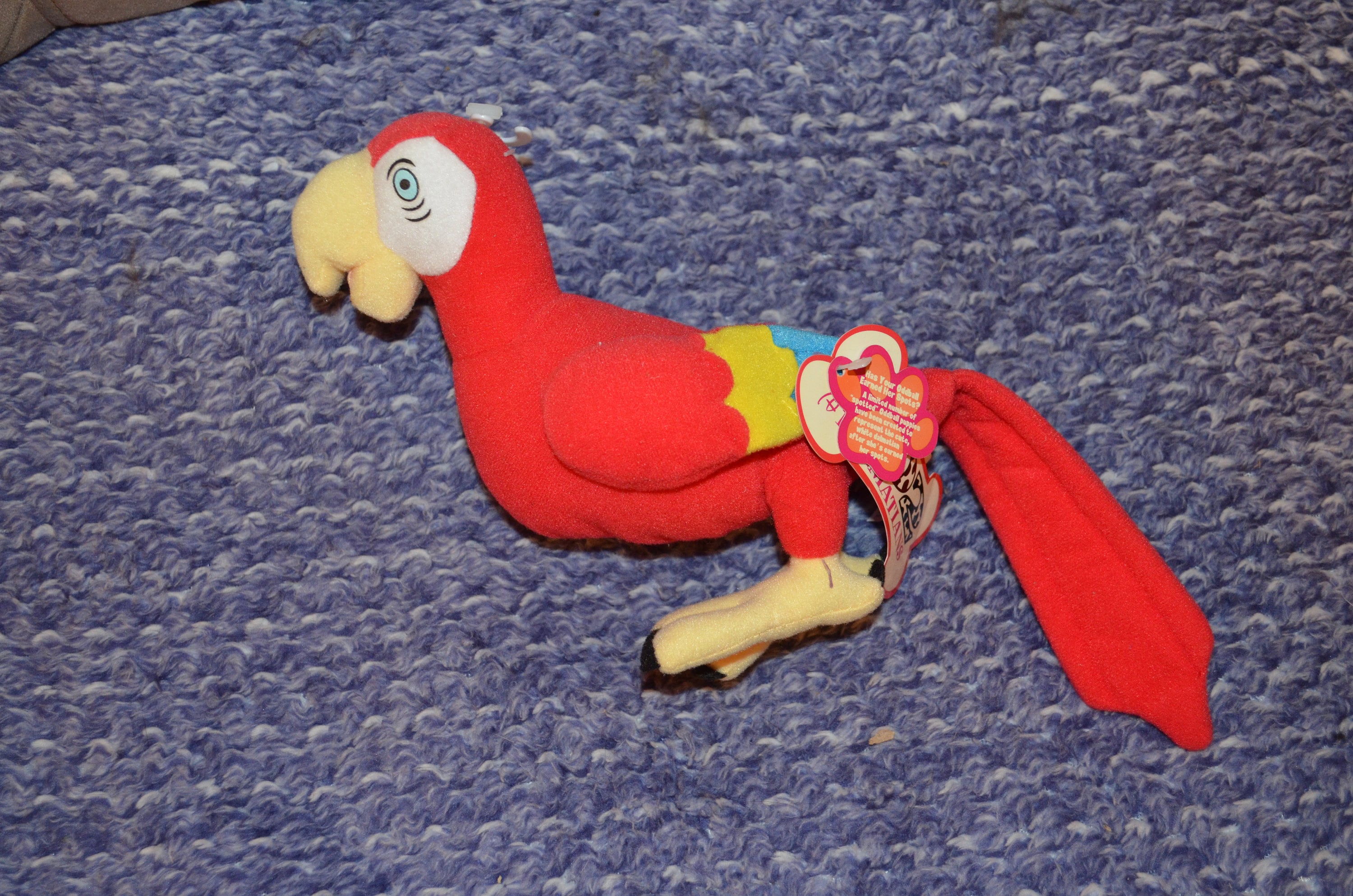 Disney Store 102 Dalmatians Waddlesworth Parrot Beanie Bean Bag Toy - Etsy, image size:3000x1987