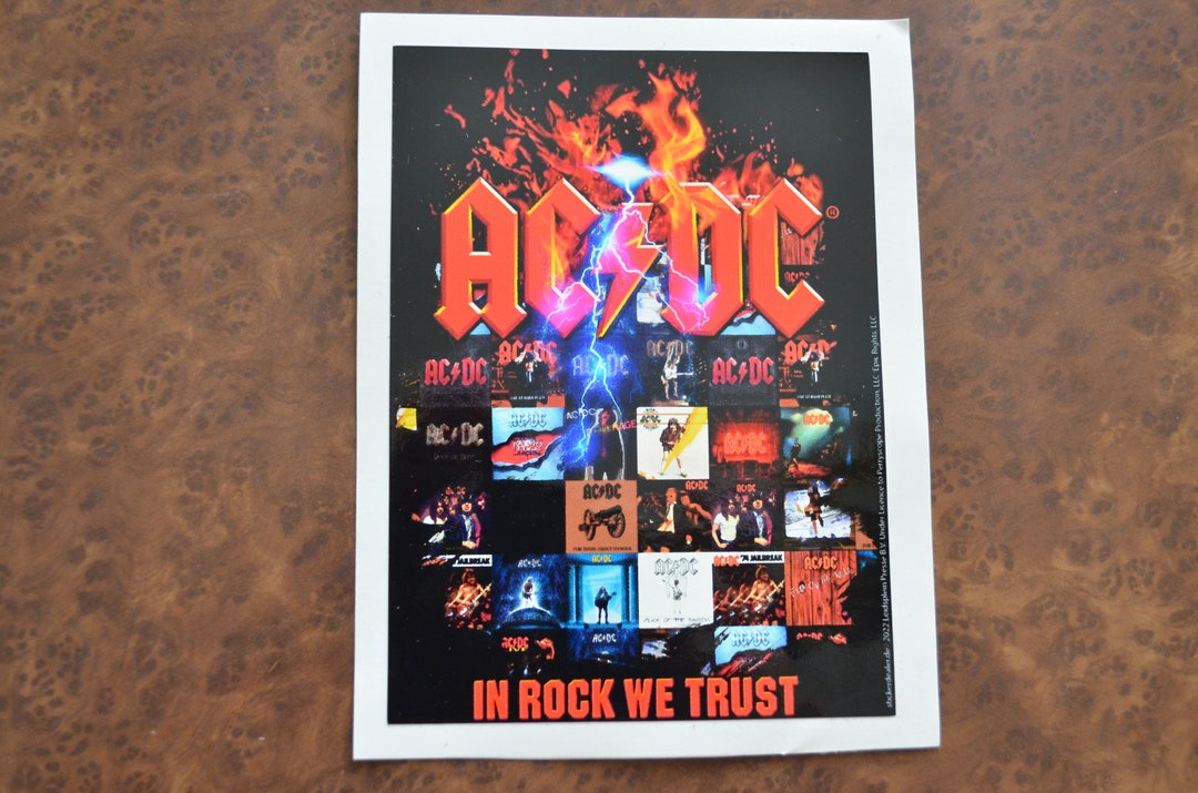 Logo AC/DC Sticker - Etsy