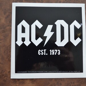 Logo AC/DC Sticker - Etsy