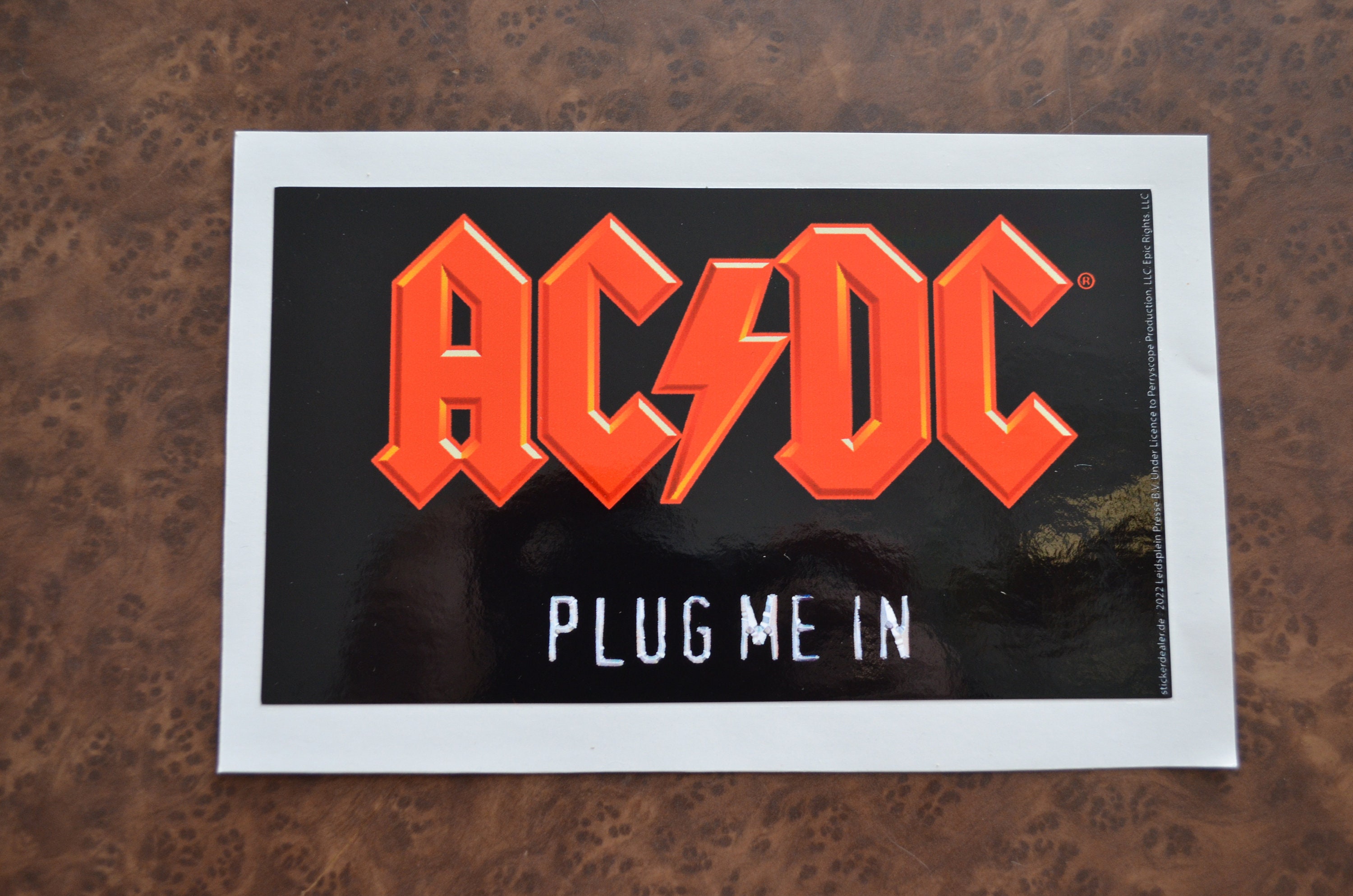 Pegatina AC/DC Logo Macizo – adhesivosNatos