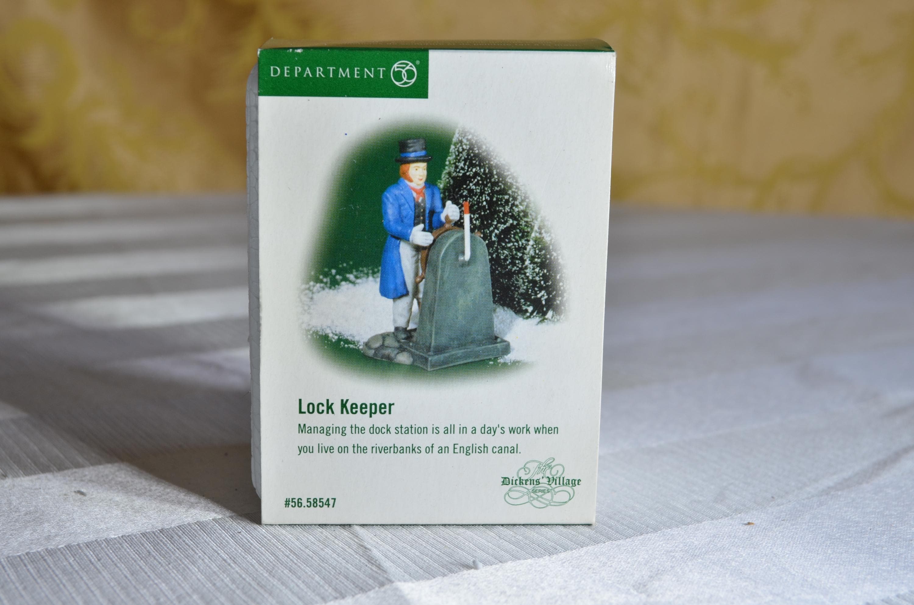 Vintage Department 56 Heritage Village Collection “Lock Keeper"