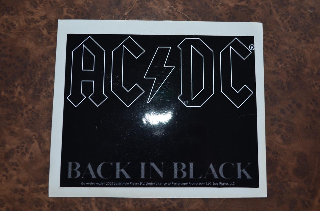 Logo AC/DC Sticker - Etsy