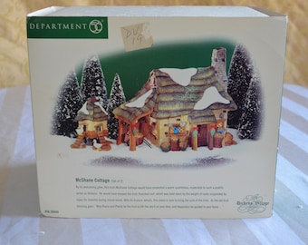 Vintage Department 56 Dickens Village Series “McShane Cottage”