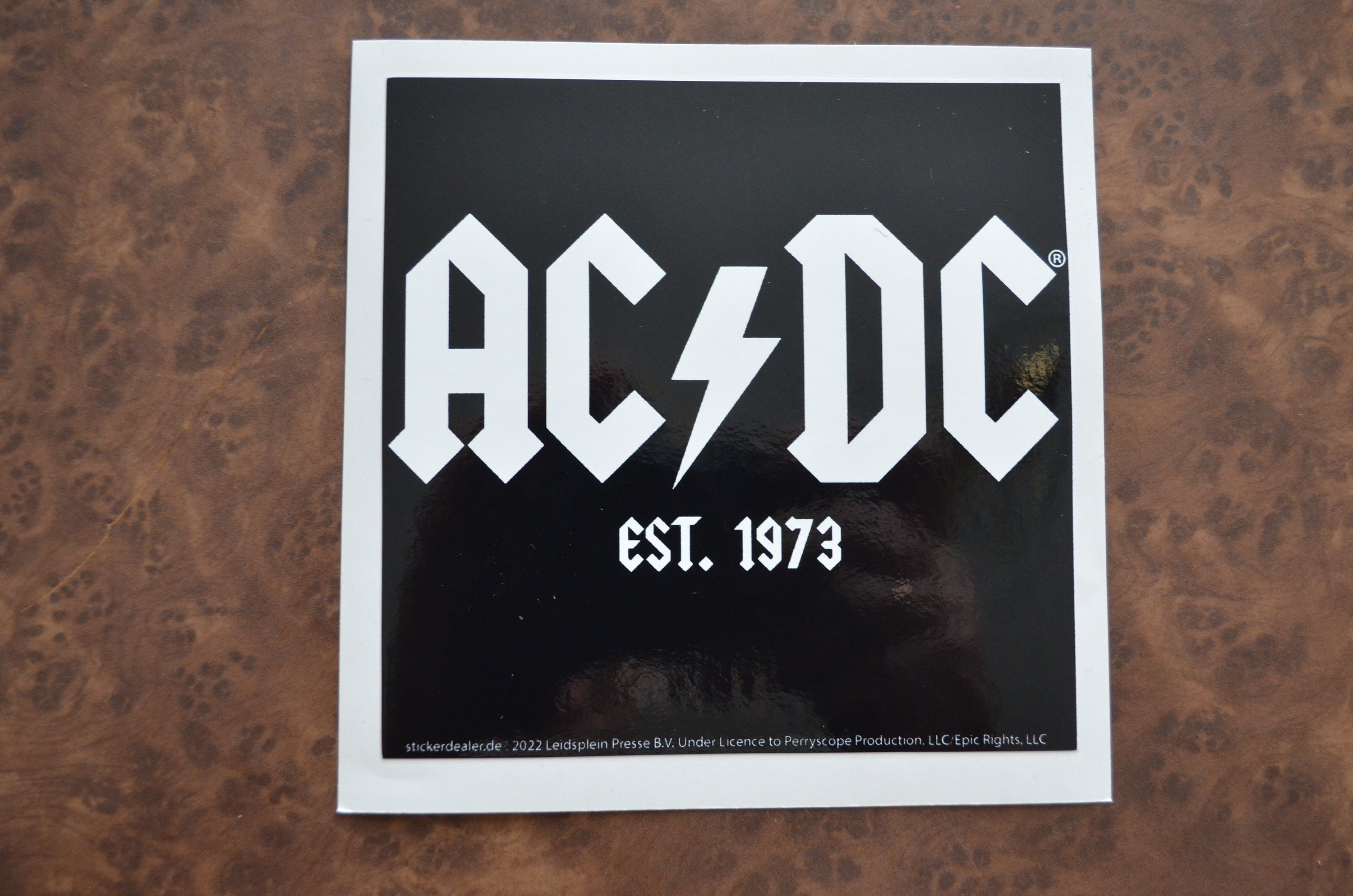 Logo AC/DC Sticker - Etsy