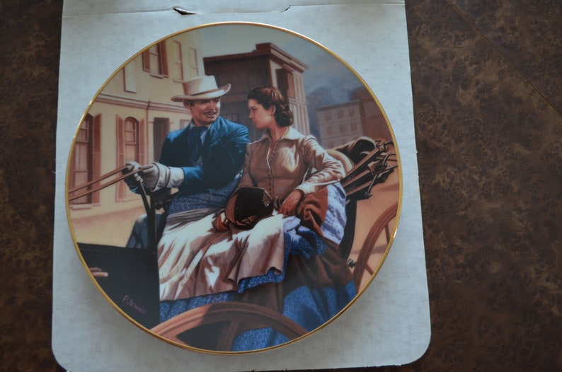 Critics Choice: Gone With the Wind Series Collectible Plate The Buggy Ride by Paul Jennis 1992 Limited Edition