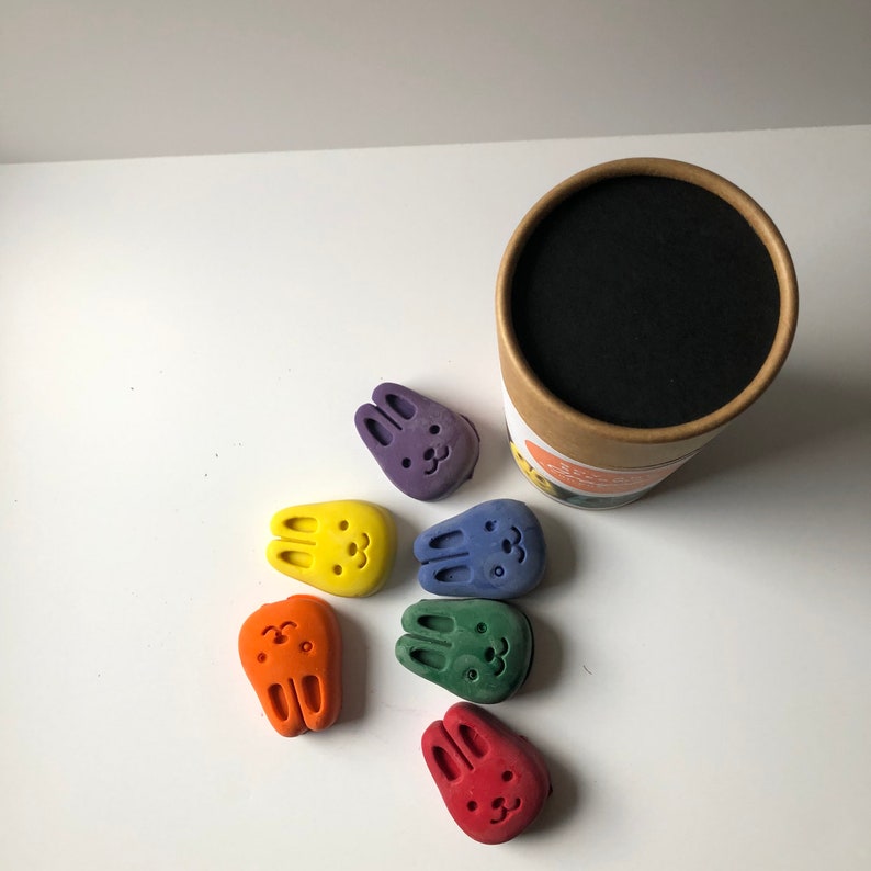 Eco-Friendly Bunny Crayons Great First Crayon | Etsy