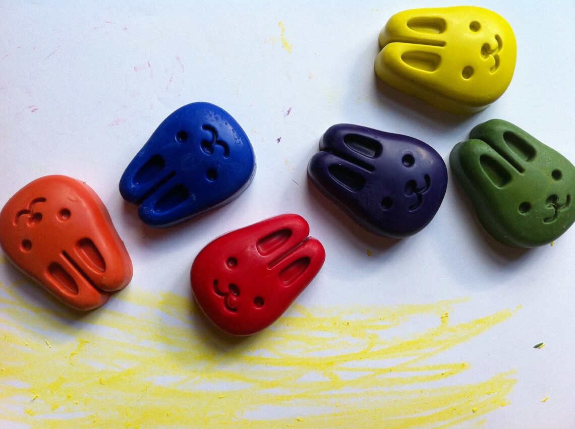 EcoFriendly Bunny Crayons Great First Crayon Etsy