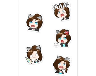 Emote Attack 2 - Sticker Sheet