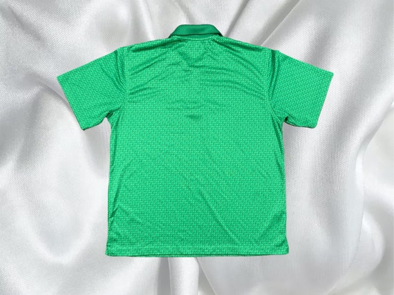 Vintage Deep Green PGA Tour Geometric Golf Polo S… - image 3