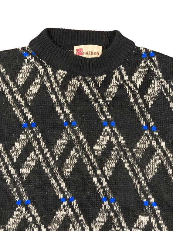 Vintage 90s Geometric Abstract Sweater - image 2