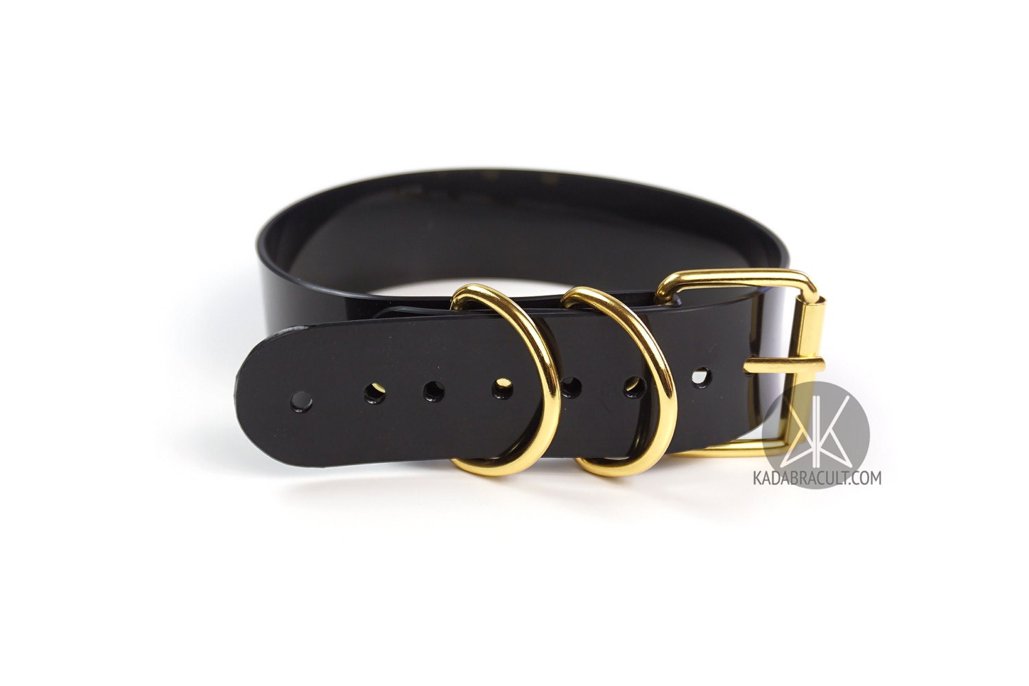 Buckle Choker XL Plain Vinyl Choker Collar Belt Buckle Etsy